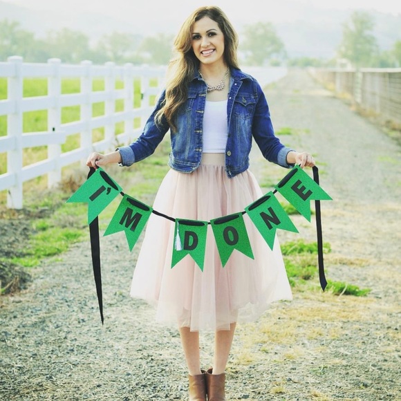 Blush Tulle Skirt - Picture 2 of 4